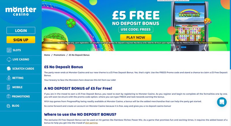 Image: Winbeast Casino Review and Guide to No Deposit Bonuses in the UK